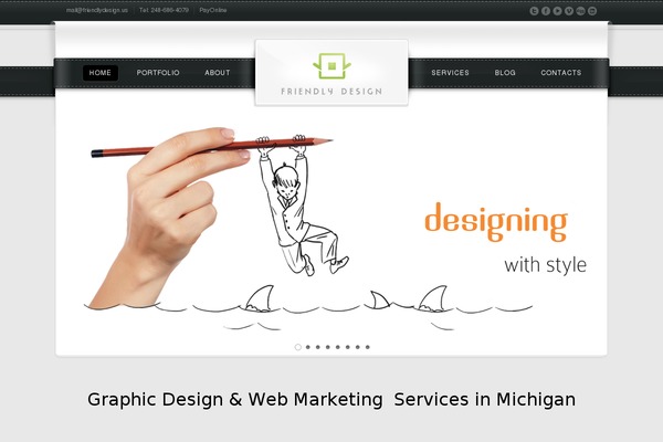 friendlydesign.com site used Friendly