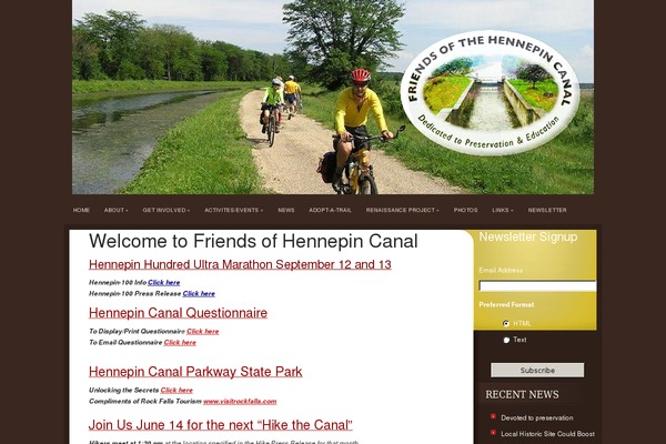 friends-hennepin-canal.org site used Friends2