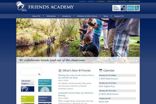 Friends theme site design template sample