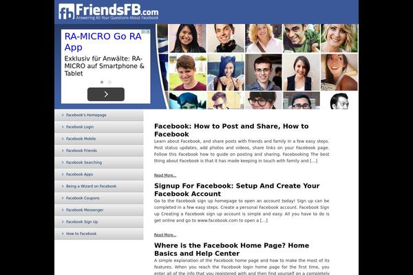 friendsfb.com site used Fca-responsive