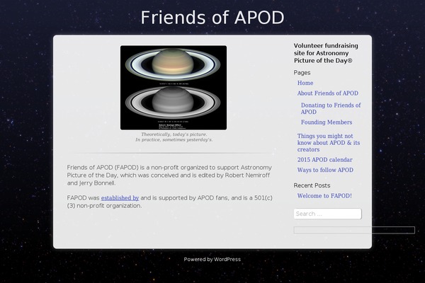 friendsofapod.org site used Fapod