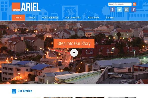 WordPress website example screenshot