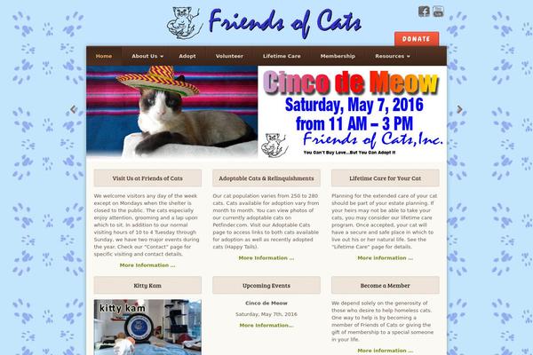 friendsofcats.org site used Earth