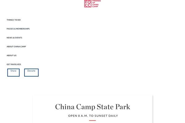 friendsofchinacamp.org site used Focc