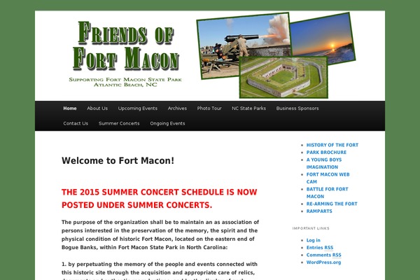 Site using Event Calendar plugin