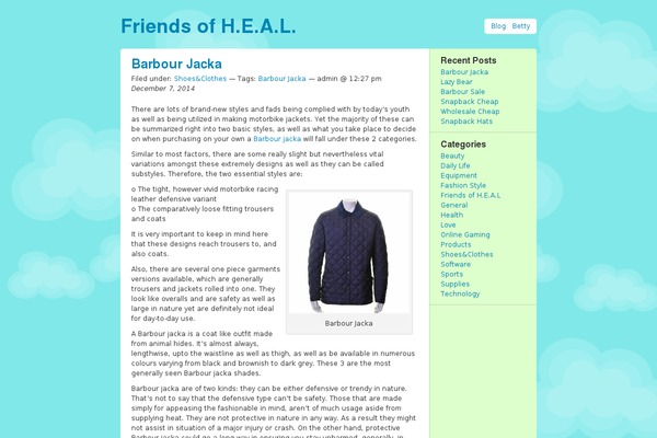 friendsofheal.org site used blogsimplified