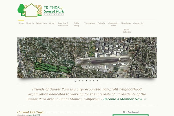 WordPress website example screenshot