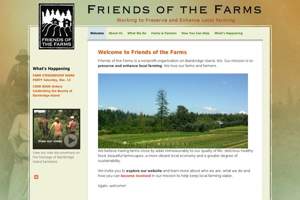 WordPress website example screenshot