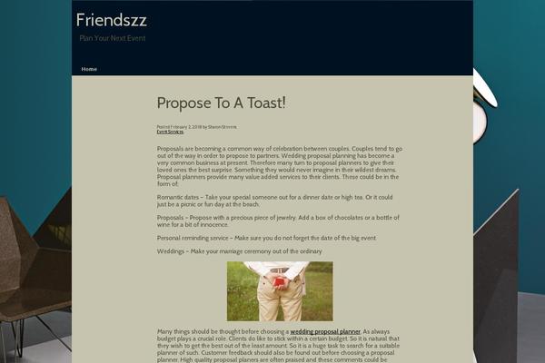 friendszz.com site used New Blog Lite