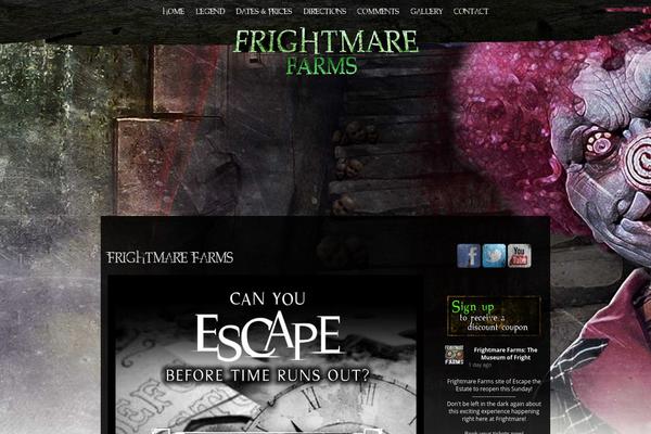 frightmare theme websites examples