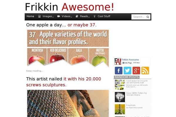 frikkinawesome.com site used Bare-responsive