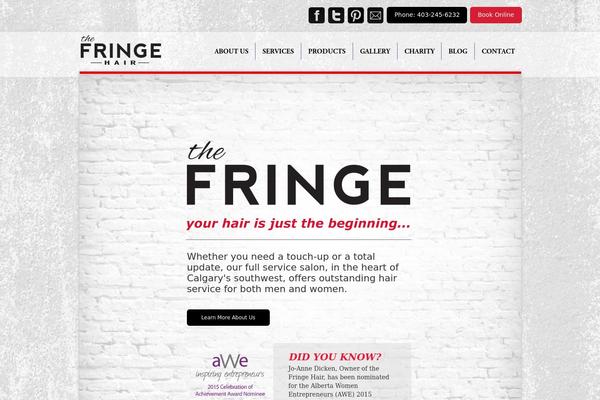 Fringe theme site design template sample