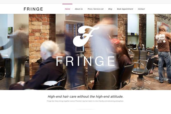 Fringe theme site design template sample