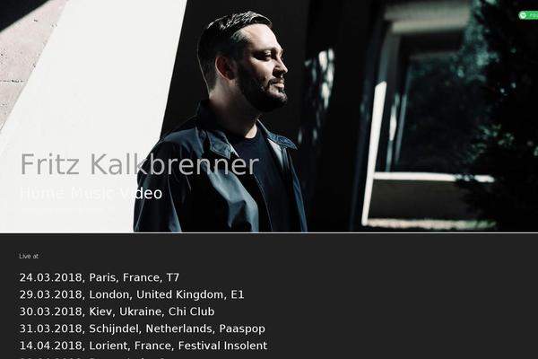 fritzkalkbrenner.com site used Kalkbrenner2016