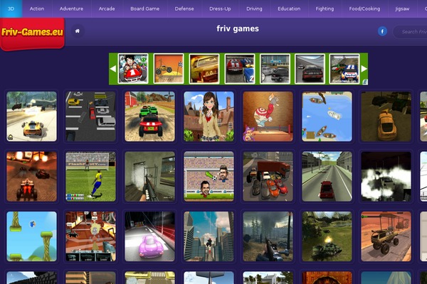 friv-games.eu site used Myfriv