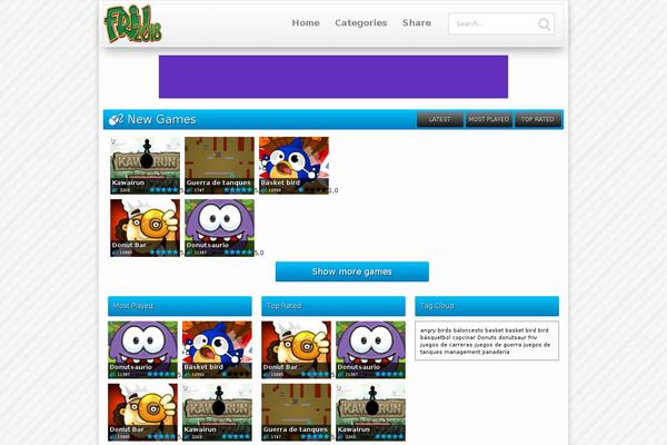 friv.com.ar site used Frizi-arcade