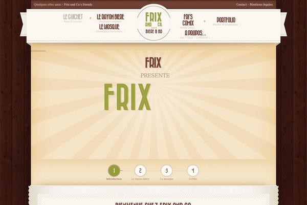 Retro theme site design template sample