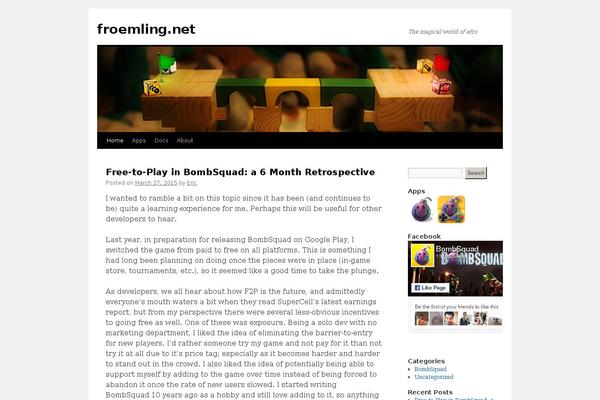 froemling.net site used Twentyfourteen Child