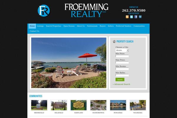 froemmingrealty.com site used Agentpress Two