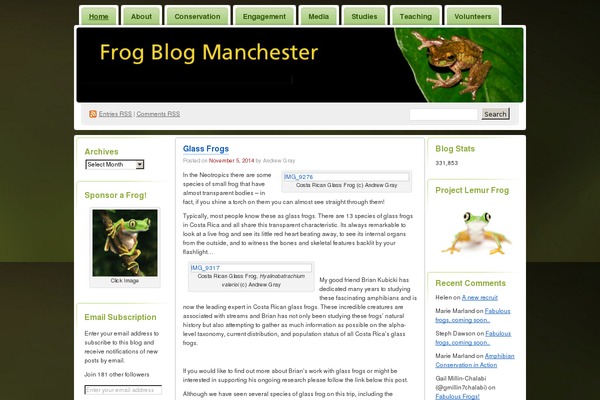 WordPress website example screenshot