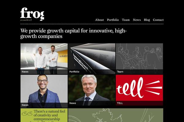 frog WordPress theme, websites list used frog theme frog theme websites examples