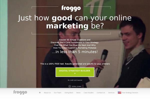 froggomarketing.com site used Froggo-5-website