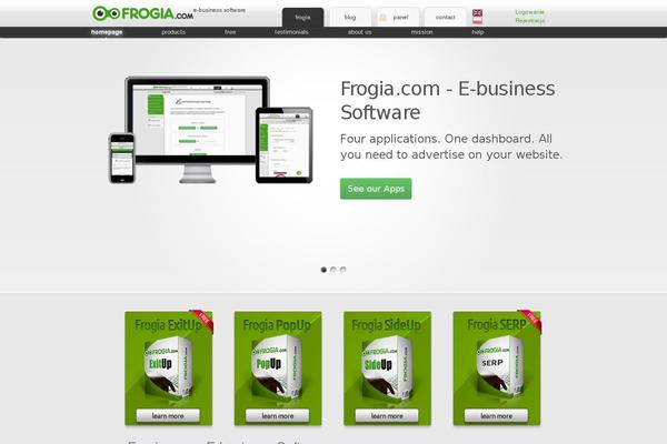 frogia.com site used Nova