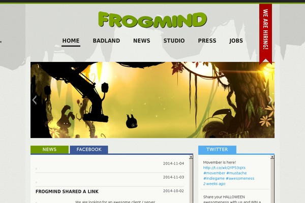 frogmind.com site used Enlightened