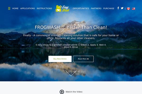 frogwash.ca site used Fwo-theme