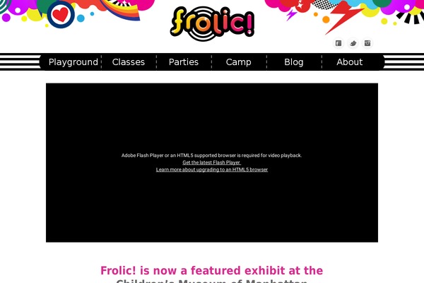 frolicplayspace.com site used Output