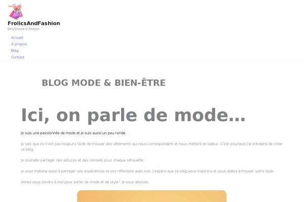 WordPress website example screenshot