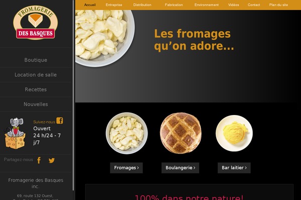 fromageriedesbasques.ca site used Fromage