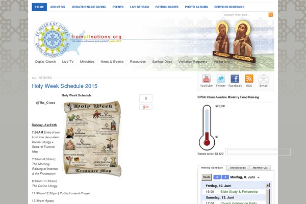fromallnations.org site used Coptic