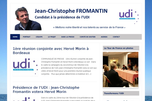 Iconic One theme site design template sample