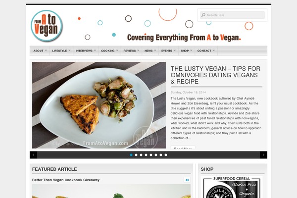 Organic Magazine theme site design template sample