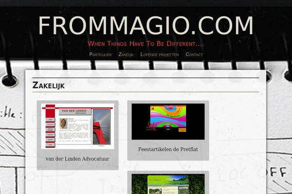 frommagio.com site used Semper-fi