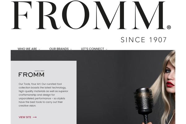 frommbeauty.com site used Fromm
