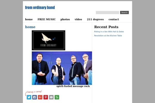 Site using Compact WP Audio Player plugin