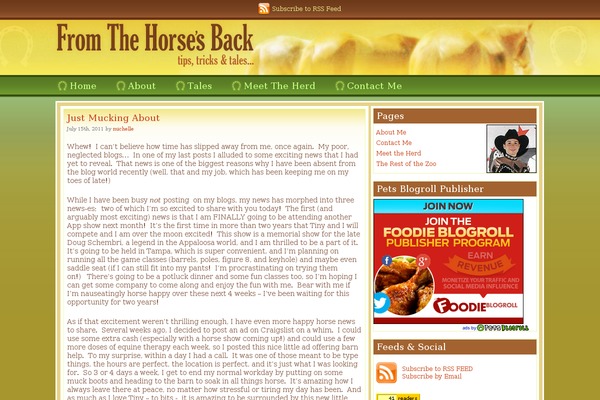 fromthehorsesback.com site used Fromthehorsesback