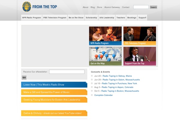 fromthetop.org site used Fromthetop