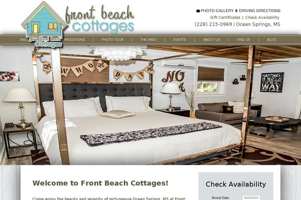 frontbeachcottages.com site used Acorn-three-widescreen