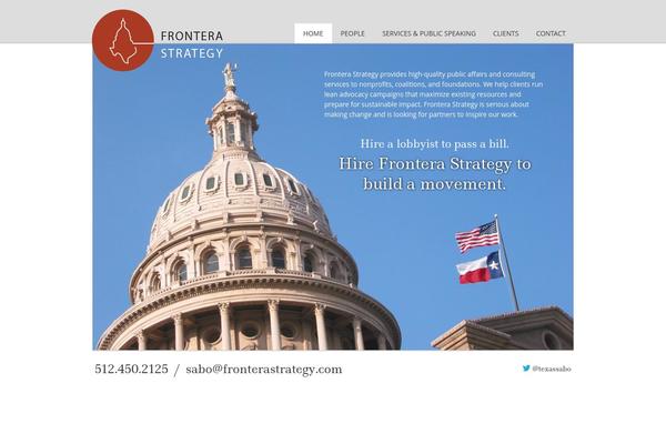 fronterastrategy.com site used Frontera