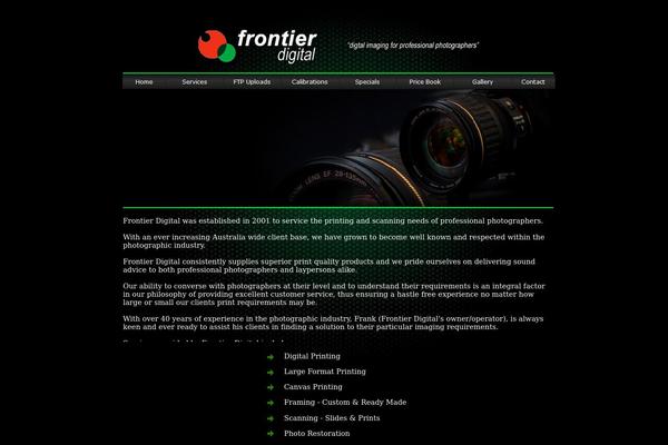 frontierdigital.com.au site used Simplified2