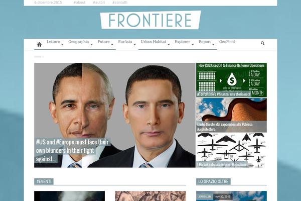 frontiere.info site used Newspaper