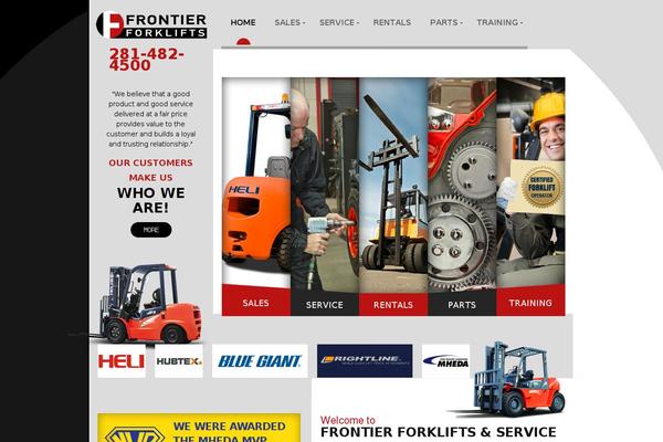 frontierforklifts.com site used Frontier-forklifts