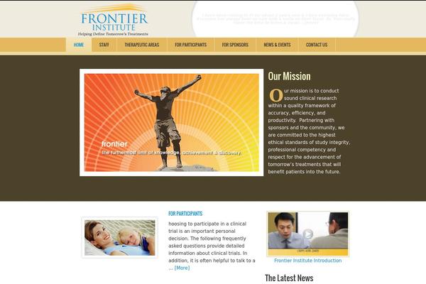frontierinstituteresearch.org site used Maximum