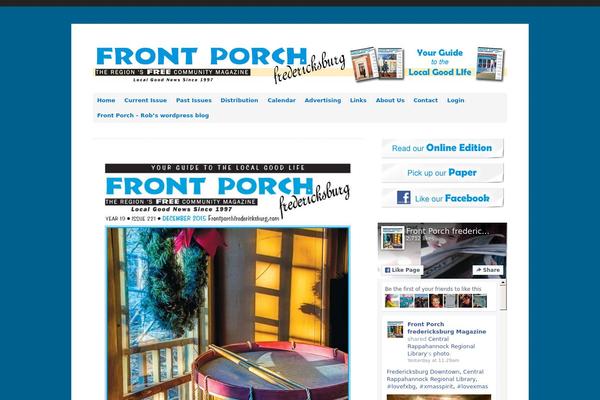 frontporchfredericksburg.com site used Wp Clearvideo
