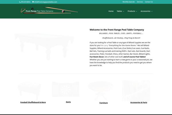 Divi theme site design template sample