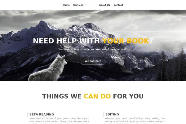 WordPress website example screenshot