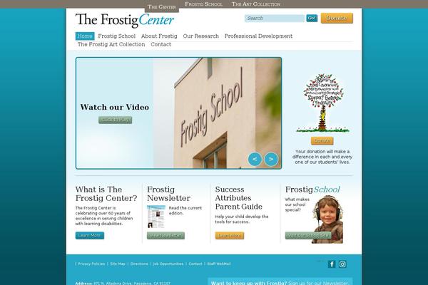 frostig.org site used Frostig-center